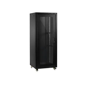 ZEYTEK PREMIUM ECO DEMONTE 19" 16U W=600mm D=600mm(Ön-Arka Açılır / Yanlar sabit) TEKER DAHİL DIKILI KABIN